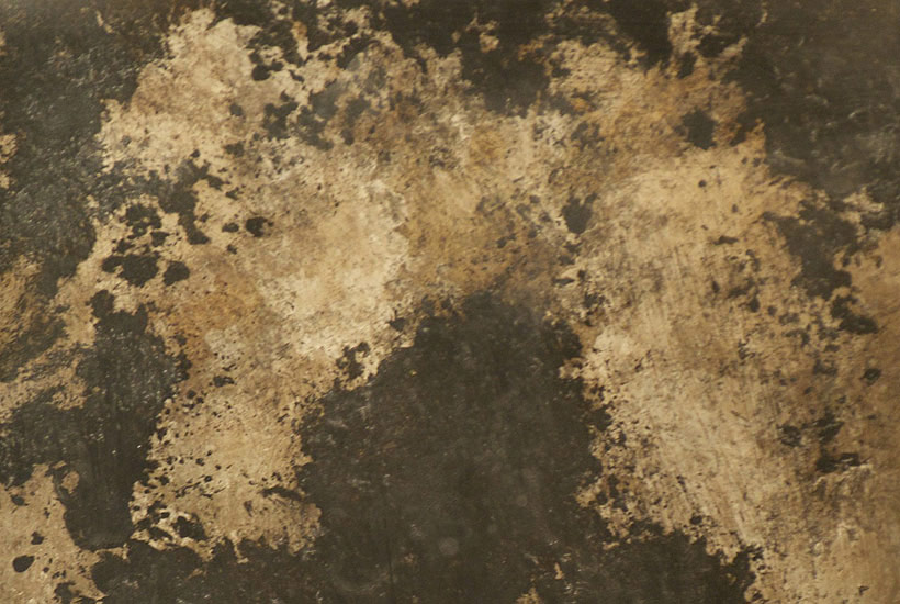 raw bronze patina